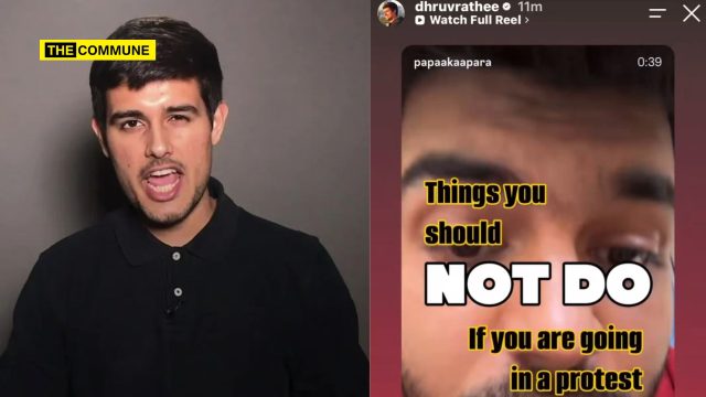 Anarchist Cockroachiya Two-Bit YouTuber Dhruv Rathee Shares Reel Instigating Gen Z How To Sabotage Police During Protests