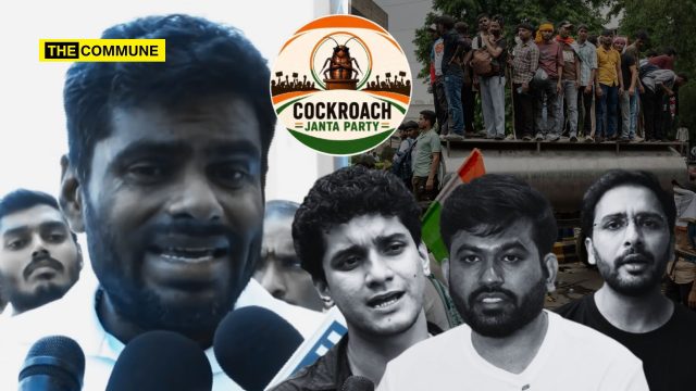 Annamalai Comes Out In Support Of Cockroaches, His Own Supporters Slam Him