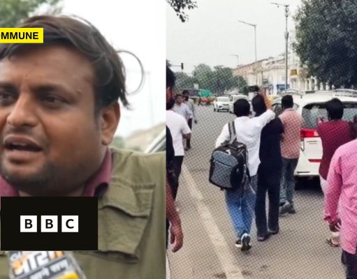 BBC’s Dilnawaz Pasha Runs Away When Journalists Question His Propaganda Which He Calls ‘Reporting’ BBC’s Dilnawaz Pasha Runs Away When Journalists Question His One-Sided Propaganda Which He Calls ‘Reporting’