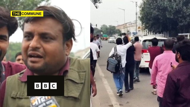 BBC’s Dilnawaz Pasha Runs Away When Journalists Question His One-Sided Propaganda Which He Calls ‘Reporting’