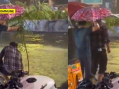 Chennai Rains: Two North Indian Youths Risk Their Lives To Warn Motorists Of Pothole; A Lesson For Those Who Mock Migrants Chennai Rains: Two North Indian Youths Risk Their Lives To Warn Motorists Of Pothole; A Lesson For Those Who Mock Migrants