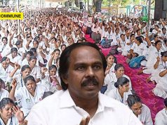 DMK Leader Mano Thangaraj Joins Nurses’ Protest, Is Caught Off Guard As They Chant Slogans Against MK Stalin DMK Leader Mano Thangaraj Joins Nurses’ Protest, Is Caught Off Guard As They Chant Slogans Against MK Stalin