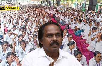 DMK Leader Mano Thangaraj Joins Nurses’ Protest, Is Caught Off Guard As They Chant Slogans Against MK Stalin DMK Leader Mano Thangaraj Joins Nurses’ Protest, Is Caught Off Guard As They Chant Slogans Against MK Stalin