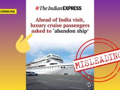 Fuel Costs Stranded 200 Cruise Passengers In Cambodia But Indian Express’ Misleading Headline Makes India The Villain Fuel Costs Stranded 200 Cruise Passengers In Cambodia But Indian Express' Misleading Headline Makes India The Villain