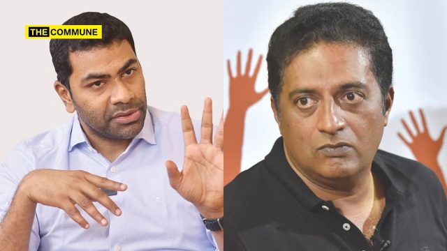 “Intellectuals Are Coming From Other Towns And Speaking”: Aadhav Arjuna Takes A Dig At Leftist Dimagi Naxal Prakash Raj