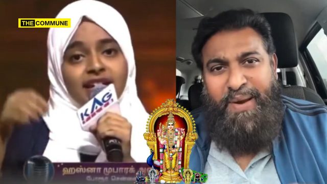 “No Forgiveness For Her From Allah”: Islamist Attacks Muslim Girl For Singing Lord Murugan Devotional Song On Zee Tamizh
