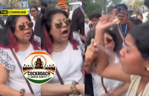 Radical Leftist Cockroach Aunty Hits Pepper Spray Against Nationalist Instagram Influencer Who Asked Proof For Vote Chori
