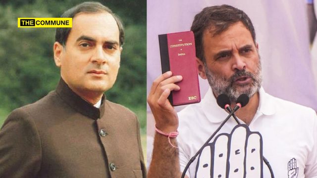 Rahul Gandhi Lectures On Democracy, But His Father Passed A Major Electoral Amendment In Just Two Days Rahul Gandhi Lectures On Democracy, But His Father Passed A Major Electoral Amendment In Just Two Days