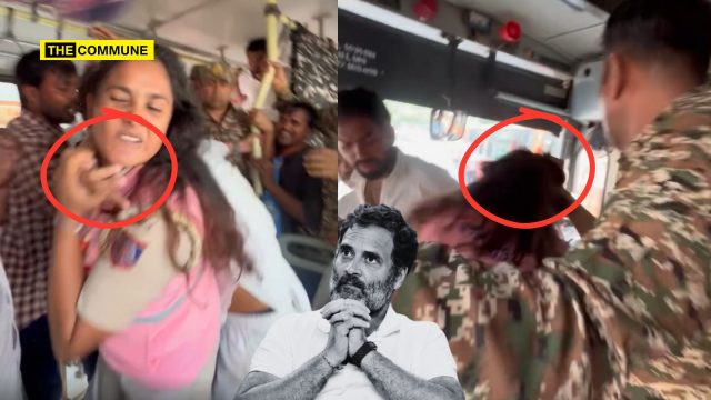 's Goons Attack Woman Police Officer Rahul Gandhi's Goons Attack Woman Police Officer