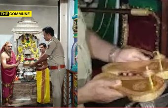 “Stolen” Golden Padukas At Kudali Mutt found In Complainant’s Bank Locker “Stolen” Golden Padukas At Kudali Mutt found In Complainant’s Bank Locker