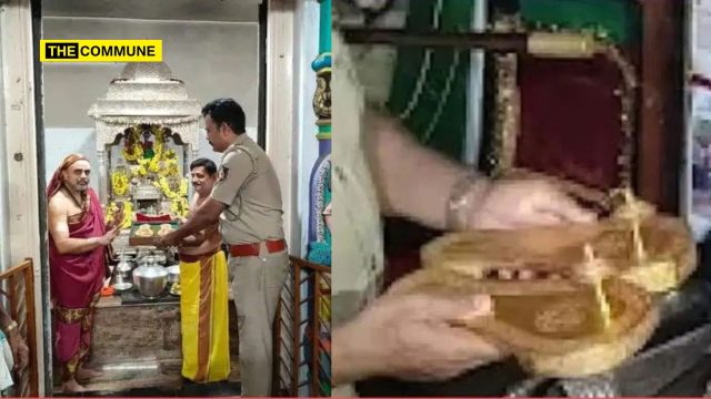 “Stolen” Golden Padukas At Kudali Mutt found In Complainant’s Bank Locker