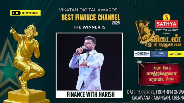 Vikatan Gave ‘Best Finance Channel’ Award In 2025 To Self-Styled Finfluencer Harish Without Verifying His SEBI Credentials