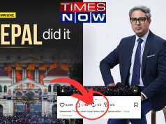 Zakka Jacob’s Times Now Glorifies Burning Nepal Parliament As “Hope”, Deletes Post After Backlash Zakka Jacob's Times Now Glorifies Burning Nepal Parliament As “Hope”, Deletes Post After Backlash