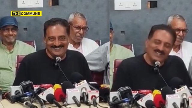 ‘That Was A Good Joke!’ Leftist Dimagi Naxal Actor Prakash Raj Laughs At Question On Harassment Of Women Police Officers By Cockroaches ‘That Was A Good Joke!’: Leftist Dimagi Naxal Actor Prakash Raj Laughs At Question On Harassment Of Women Police Officers By Cockroaches