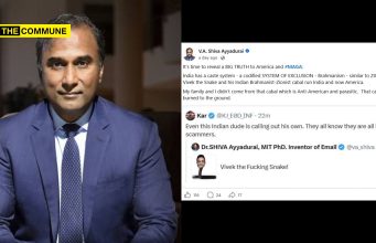 ‘Vivek The F**king Snake’: Dravidianist Shiva Ayyadurai Who Claims He Invented Email Spews Anti-Brahmin Hate Against Vivek Ramaswamy
